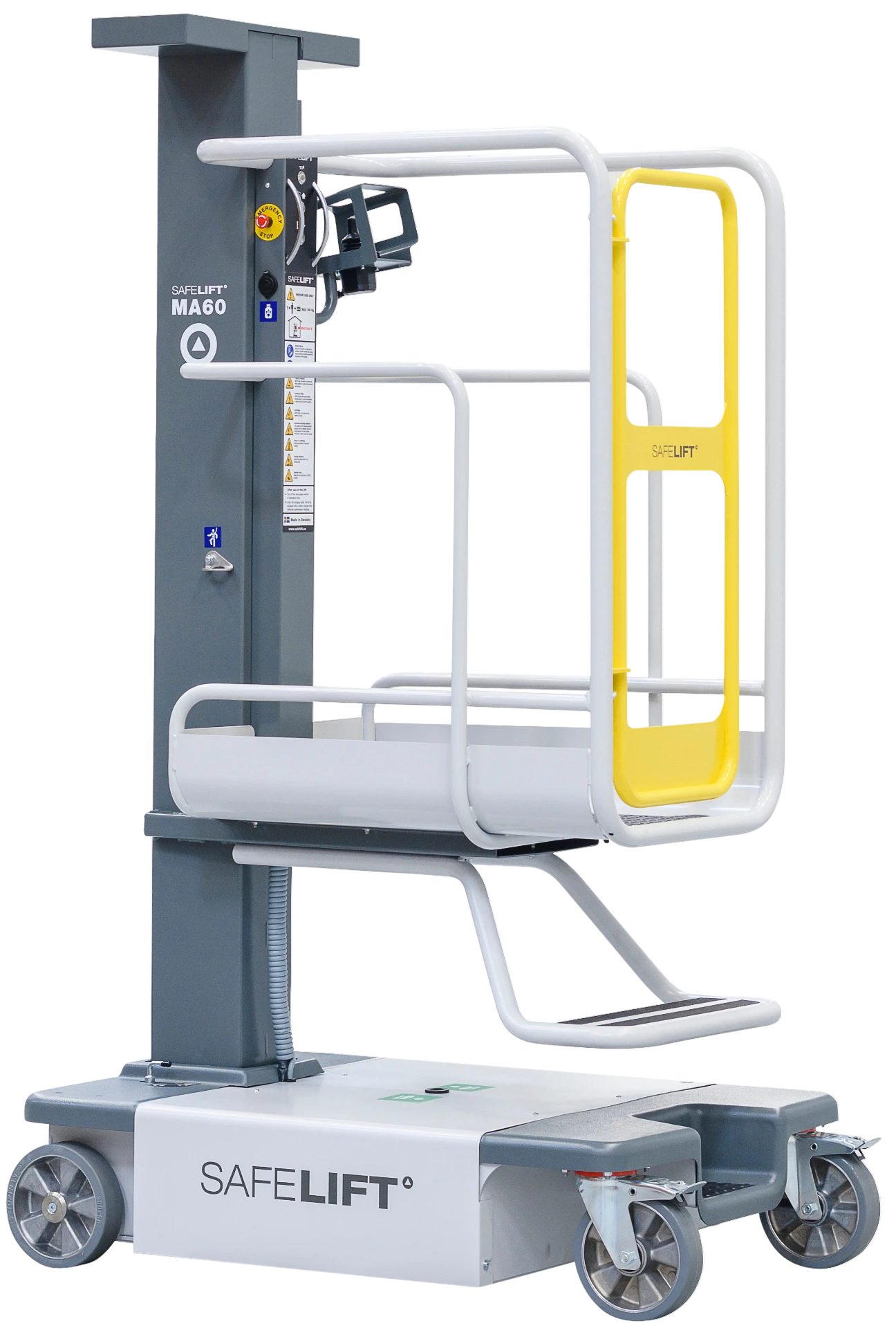 Safelift lift i nedadgående position
